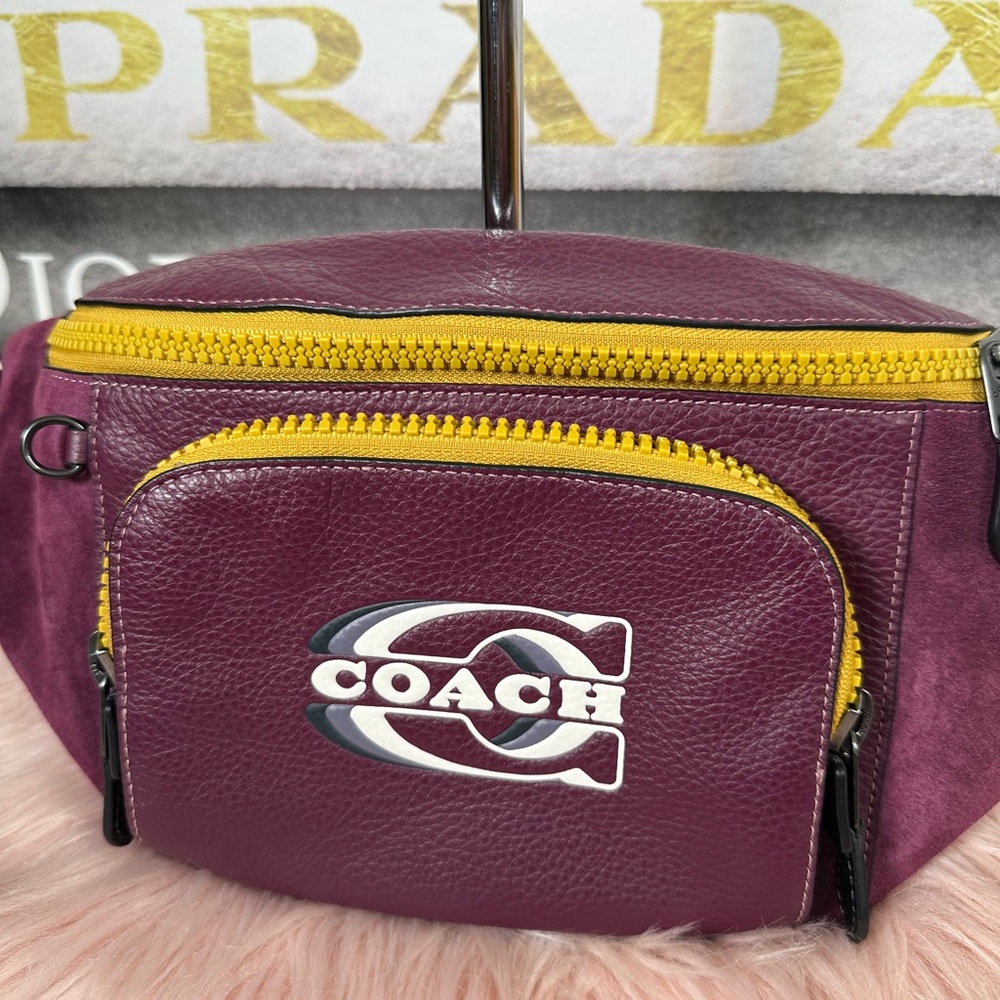 Coach Track Belt Bag In Colorblock